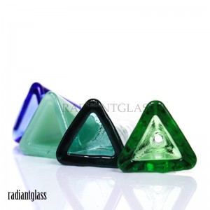 Hookahs Triangle bowl blue duck green jade 14mm/18mm for glass water pipe or bong bubbler