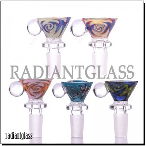 Glass Bong Bowls Rainbow Hookah accessories 14Male