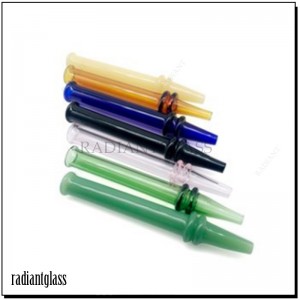 5″ Glass Straw Colored  Nectar  Collector