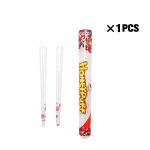 Multi-Flavor 78MM Transparent Paper HoneyPuff Tapered Finished Horn Tube Rolling Paper
