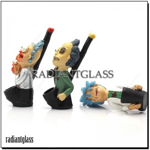 Cartoon Resin Pipe Rick And Morty  Pipe Smoking Accessories Wholesale