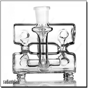 14mm Joint Thick Glass Ash Catcher 4.3 Inches Tall Smoking Accessories