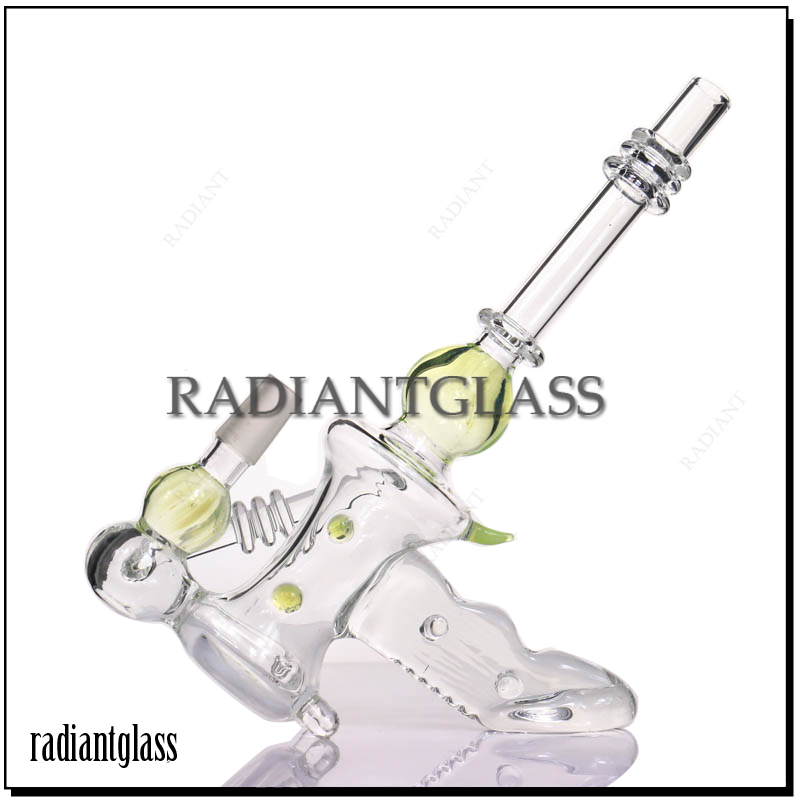 Wholesale Gun Style Glass Water Pipe