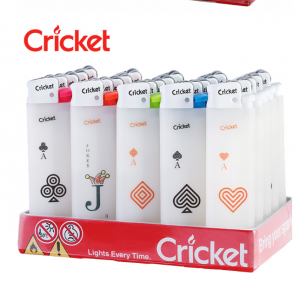 Wholesale Cricket Grasshopper Short Disposable Lighter Color Mini Grinding Wheel Flint Pulley Lighter
