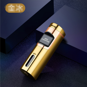 New laser touch screen power display USB rechargeable arc lighter