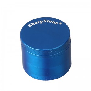 2 Inches Spice Grinder Custom Aluminum Zinc Alloy Material Smoking Tobacco Herb Grinder with Magnetic Closure