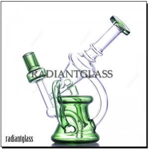7.2 Inch Glass Bong (free bowl included)Telescope Water Pipe