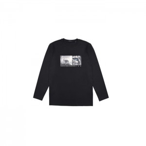 wholesale OEM Polyester Sweatshirt Factory –  Long-sleeved, cotton-blend sweatshirt with oversized print and hot drilling – Raidyboer
