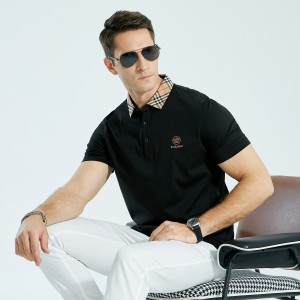 ODM Rossimoda T Shirt Price Exporters –  Customized Factory Made Black Color Summer POLO Polyester Cotton Men POLO Shirt – Raidyboer