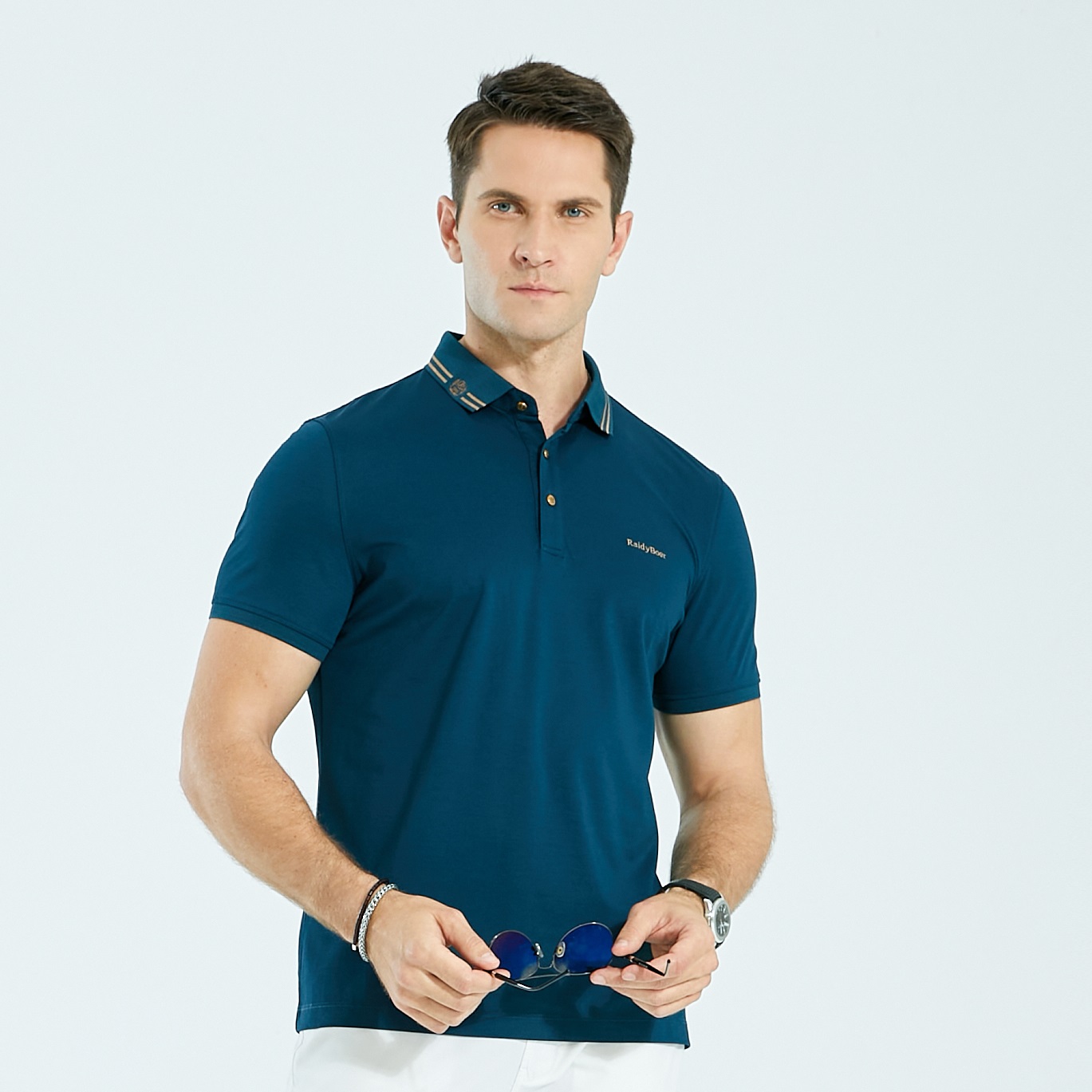 Factory 160g quick-drying sports polo shirt multicolored polo shirts color combination sports polo shirt