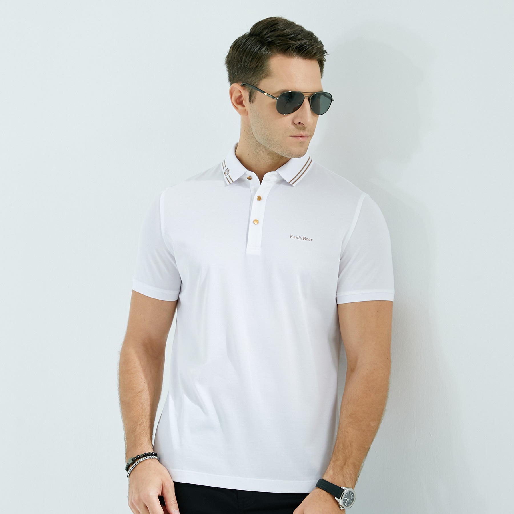 Professional Factory Made Rib Neck Polo Shirt For Men T-shirt Mens Shirt Fashion T-shirt Short Tshirt Polo Shirt Men’s Polo Shirt