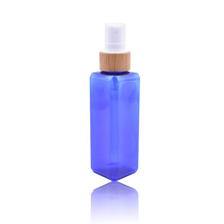 New Arrival China Glass Bottle With Bamboo Disc Cap – RB-B-00093  100ml bamboo sprayer bottle – Rainbow