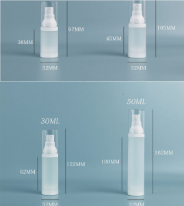 RB-Ai-0018A 15ml 20ml 30ml 50ml PP Frosted Airless Fundasi Botol