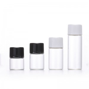 RB-T-0052 1ml 2ml 3ml 5ml Clear Glass Small Sample Vials