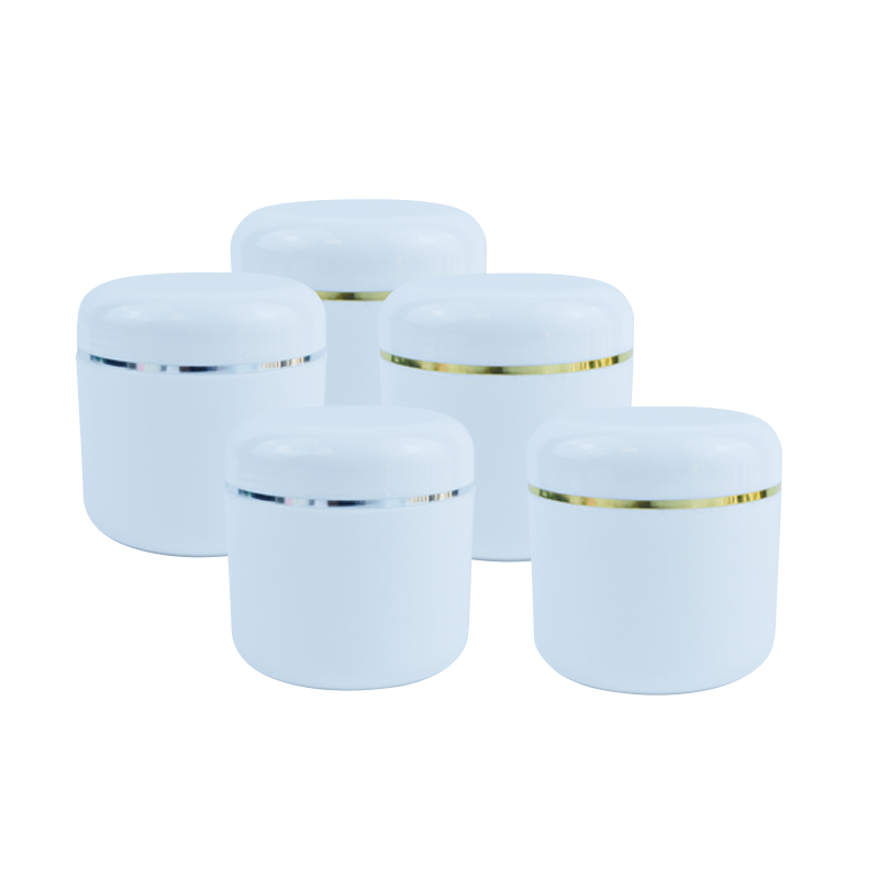 Factory source Double Walled Plastic Jar - RB-P-0347-250ml-white-plastic-cream-jar – Rainbow