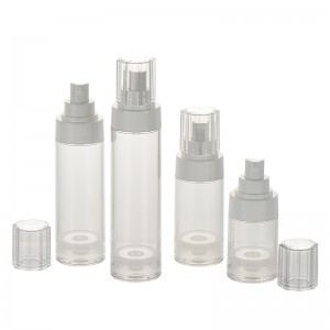 RB-Ai-0014 30ml 50ml 80ml 100ml tappo acrilico crema per il viso bottiglia con pompa airless bottiglia di imballaggio cosmetico di lusso
