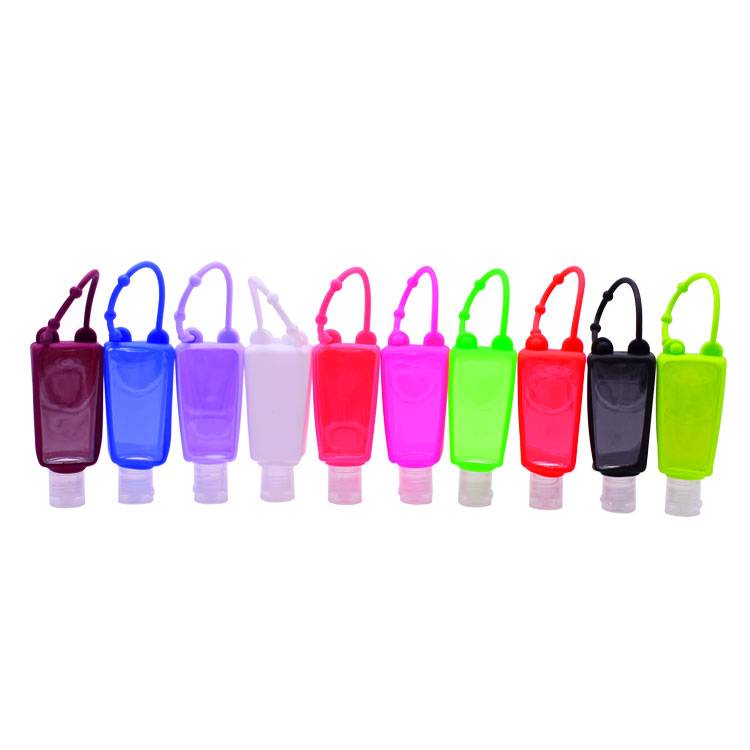 China wholesale Screw Cap Bottle - RB-P-0185  30ml silicone hand sanitizer bottle – Rainbow
