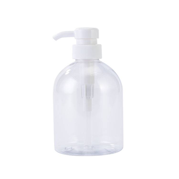 professional factory for Brown Shampoo Bottle - RB-P-0161 500ml plastic pump bottle – Rainbow