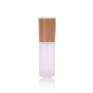 RB-B-00122 50ml frosted bamboo sprayer perfume bottle