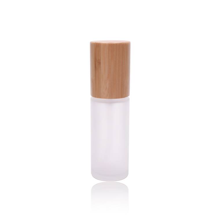 RB-B-00122 50ml frosted bamboe sprayer parfum flesse