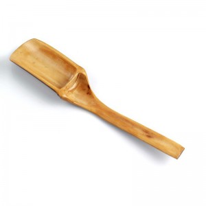 RB-B-00268 eco sada al'adar itace diba cin abinci utensil flatware bamboo shayi cokali