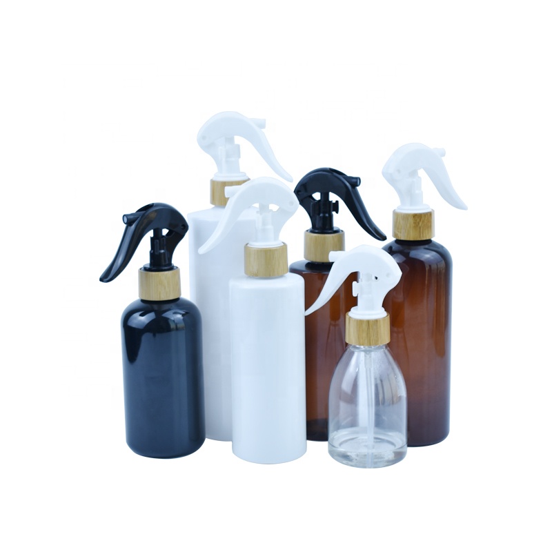 आरबी-बी-00299 इत्र, सुगंध के लिए फाइन मिस्ट पंप बांस स्प्रेयर नोजल खाली प्लास्टिक स्प्रे बोतल