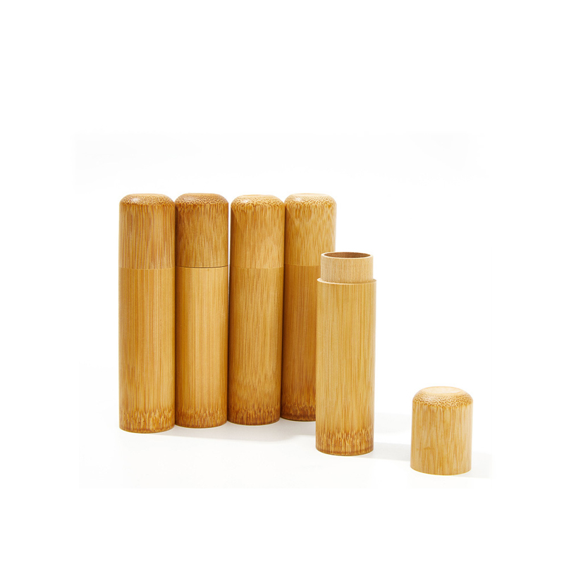 RB-B-00343 Natural Eco travel Case Portable Brush Box Bamboo Toothbrush Travel Case
