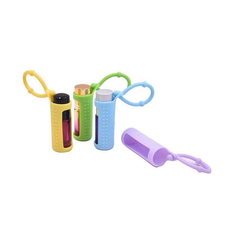 18 Years Factory Glass Roller Bottle With Bamboo Lid - RB-R-0110-Silicone-holder – Rainbow