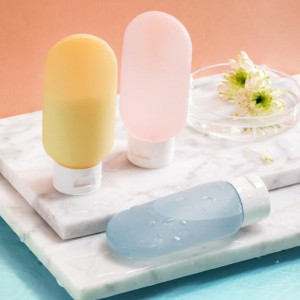 RB-S-0005-1 Squeeze Shampoo Cosmetic Silicone Travel Bottle Tube Set