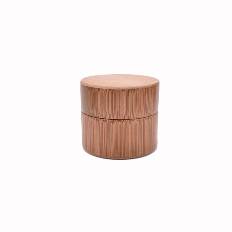 Free sample for Frosted Jar With Bamboo Lid - RB-B-00176 bamboo cream jar – Rainbow