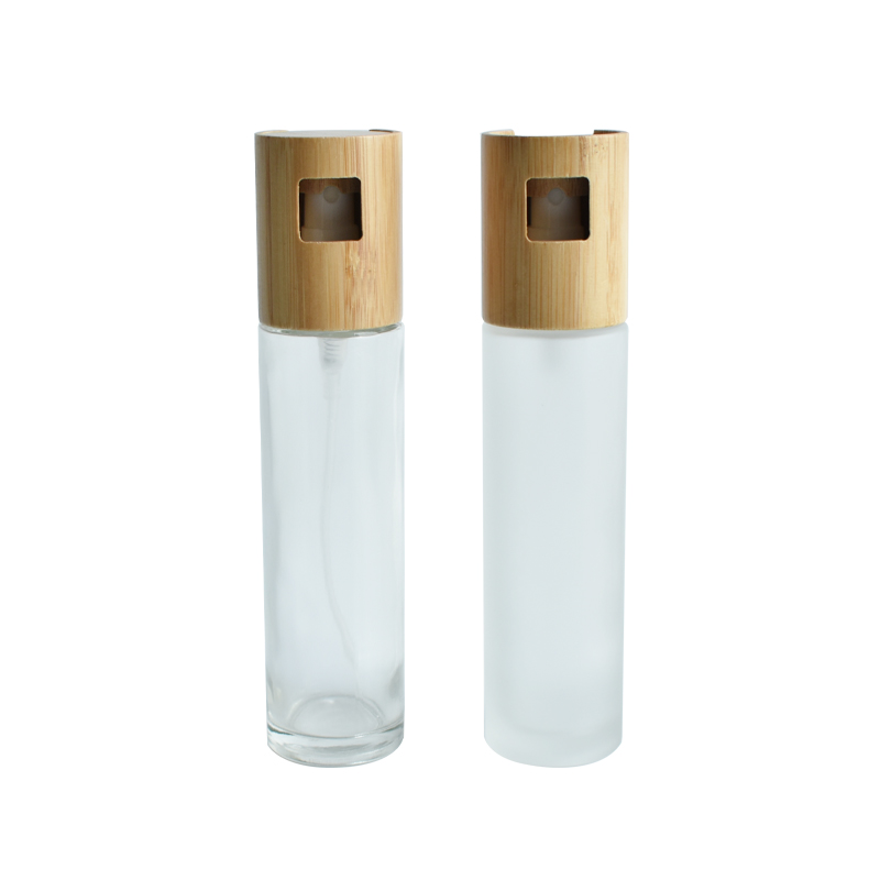 RB-B-00292 bamboo kitchen cooking olive oil perfume glass spray bottle