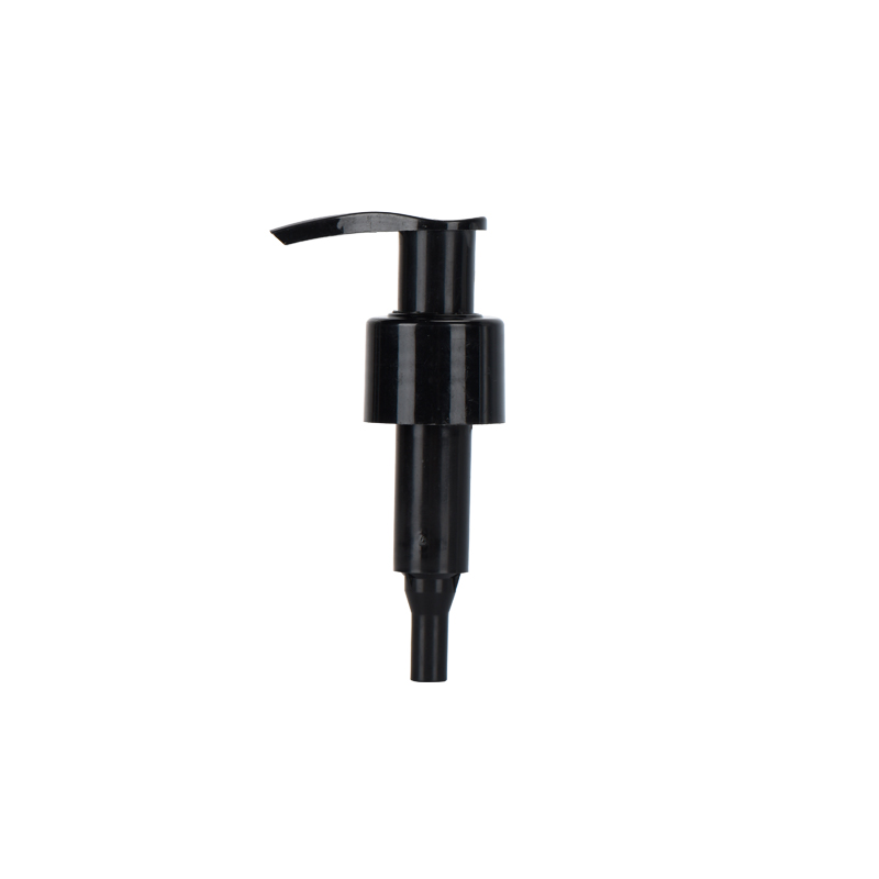 RB-P-0333A cosmetic package black plastic pump