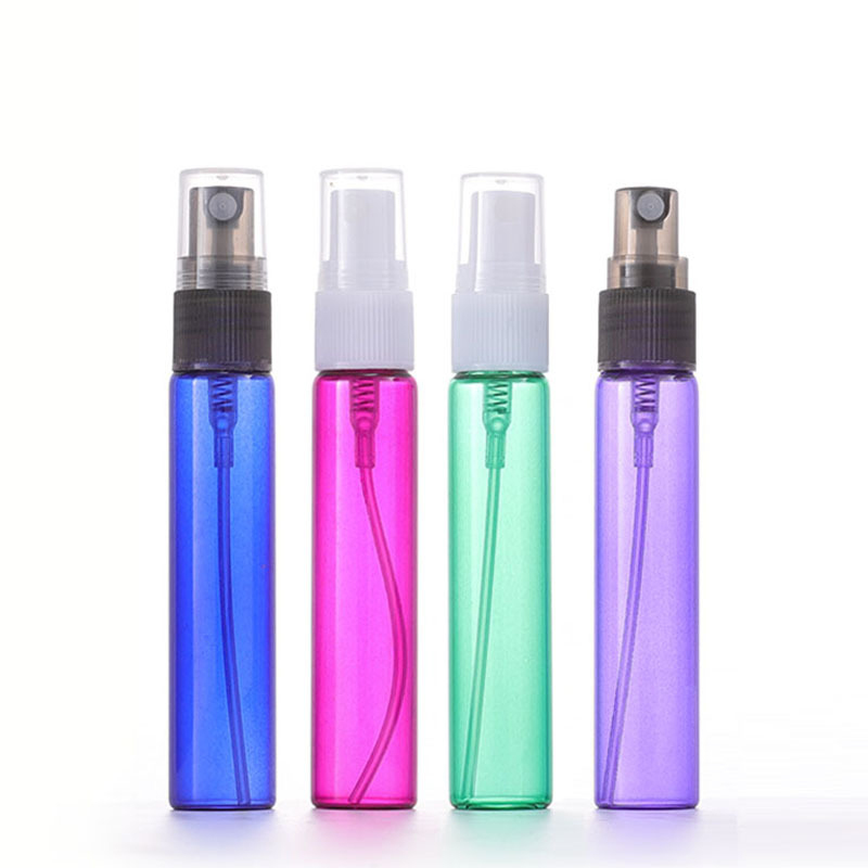 RB-T-0046 5ml 8ml 10ml clear glass spray atomizer perfume tube bottles for travelling