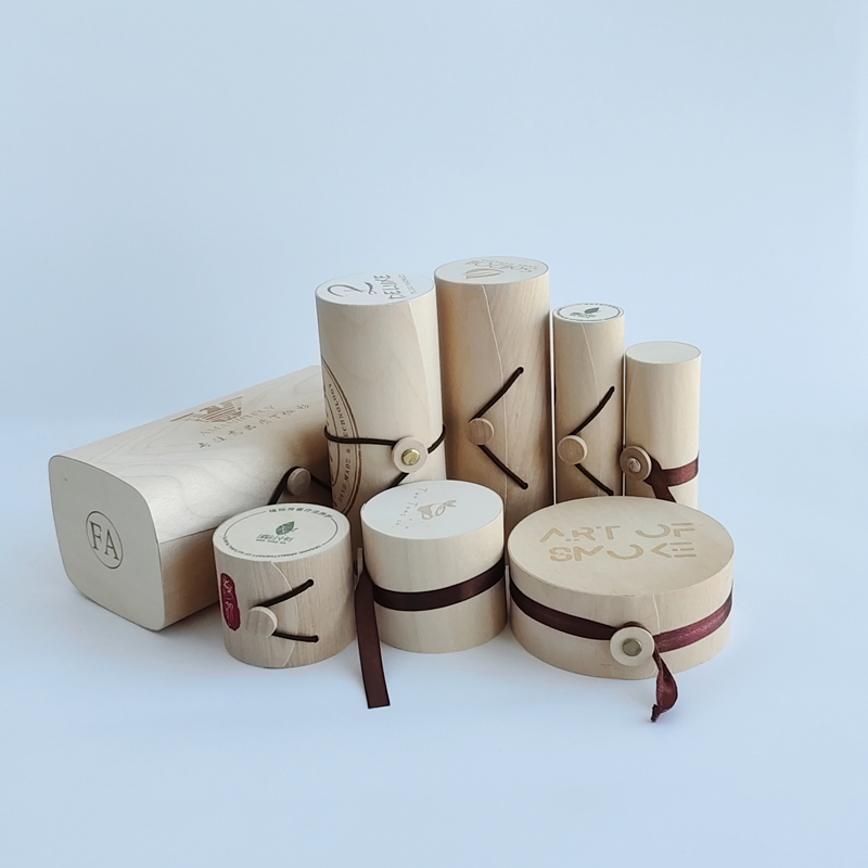 RB-B-00334C wholesale various size eco friendly cosmetic bark package gifts packaging wood crafts small wooden boxes