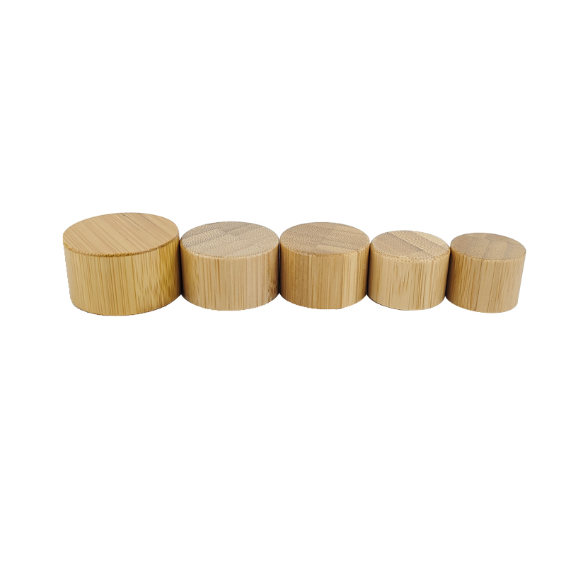 RB-B-00332 nature lids bottle caps closures cosmetic packaging bottle bamboo lid