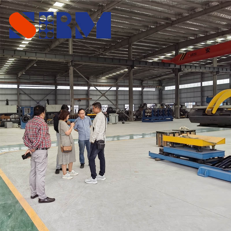 Our Indian Customer Visited Raintech Metal Roofing Roll Foming Machine