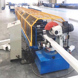 Nice price Rain Downspout Roll Forming Machine Gutter Machine Colored Glaze Steel Tile Pipe Machine