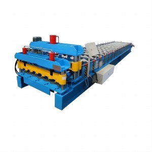 Hot Selling Glazed Steel Roof Tile Sheets Roll Forming Making Machine Line