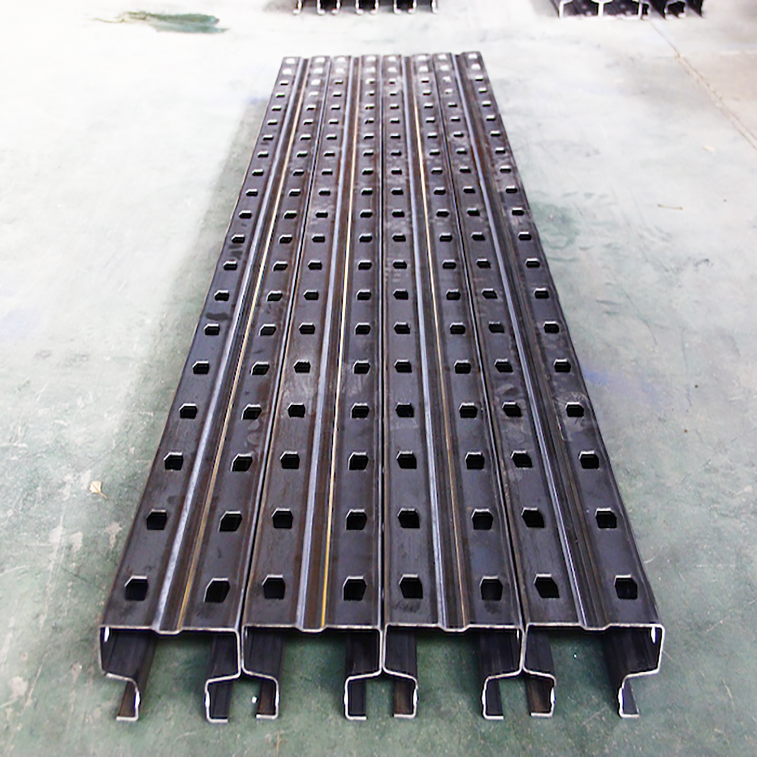 The storage rack roll forming machine production line