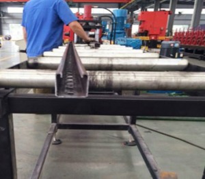 The Solar PV Strut Bracket Roll Forming Production Line