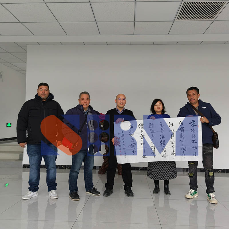 Welcome American customers to visit the Raintech roll forming machine factory