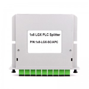 1X2 1X4 1X8 1X16 1X32 LGX Type PLC Fiber Optic Splitter