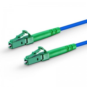LC/SC/FC/ST Simplex OS2 Single Mode Armored PVC (OFNR) 3.0mm Fiber Optic Patch Cable