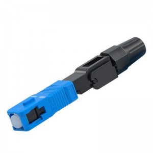 LC/SC/FC Quick/Fast connector leather cable head optical fiber cold connector FTTH embedded