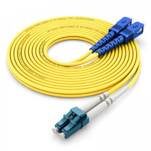 8 Years Exporter China Optical Fiber Patch Cord Cable Duplex Single Mode LC St Yellow Optic Patch Cord Upc APC