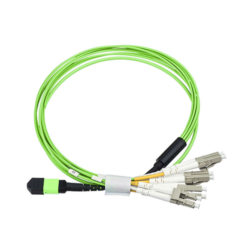CE Certification MPO Multimode OM3 Breakout Fiber Factory –  MTP Multimode 50/125 OM5 Optic Patch Cord  – RAISE detail pictures