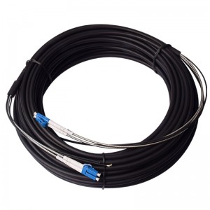 LC/UPC to LC/UPC Duplex OS2 Single Mode 7.0mm LSZH FTTA Outdoor Fiber Patch Cable for Base Station