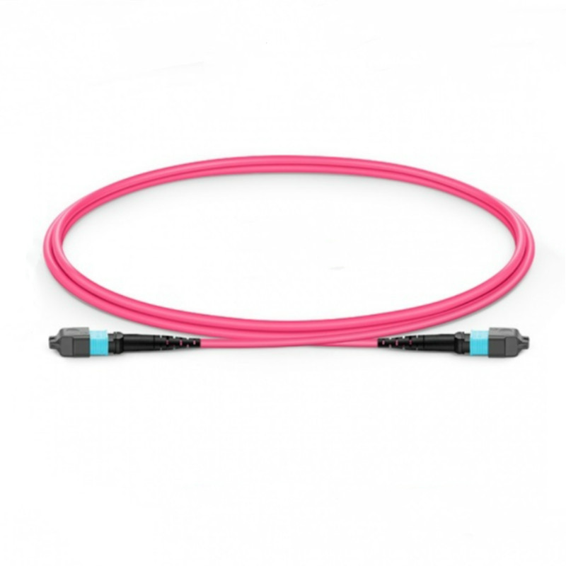 CE Certification MPO Multimode OM1 Fiber Factory –  MTP to MTP OM4 Multimode Elite Trunk Cable, 16 Fibers for 400G Network Connection  – RAISE