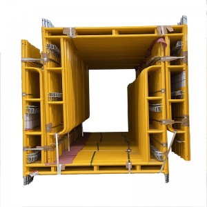 SGS/ANSI/CE Ceritified High Quality Building Material/ The Interior Decoration Fast Lock Ladder Frame Scaffold For Sale