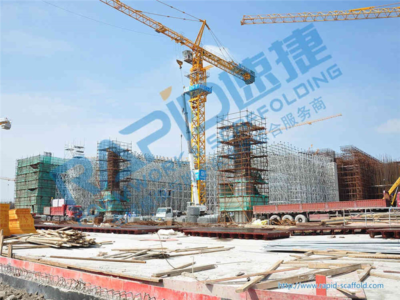 Shoring Scaffolding And Formwork For National Exhibition And Convention Center (Shanghai)